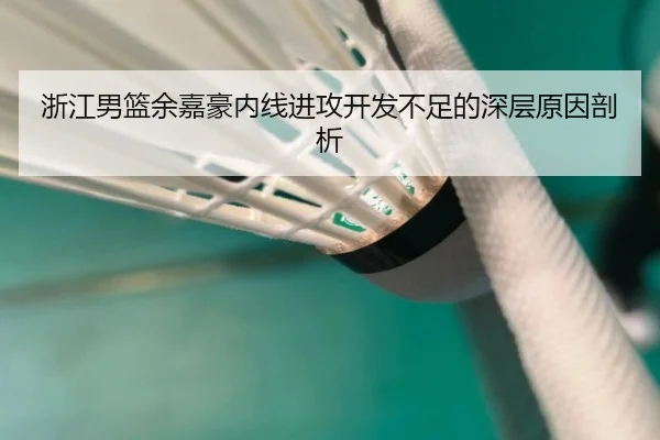 浙江男篮余嘉豪内线进攻开发不足的深层原因剖析